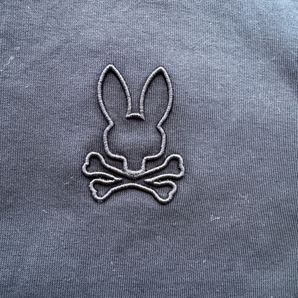 Psycho Bunny Black Crewneck Sweater Classic Knit Design